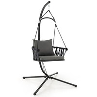 HäNgesessel Mit Gestell Schaukelstuhl HäNgestuhl Mit Kissen Indoor & Outdoor