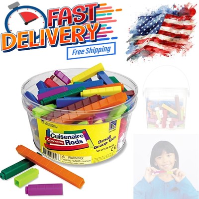 Connecting Cuisenaire Rods Small Group Set Educational Math Manipulatives