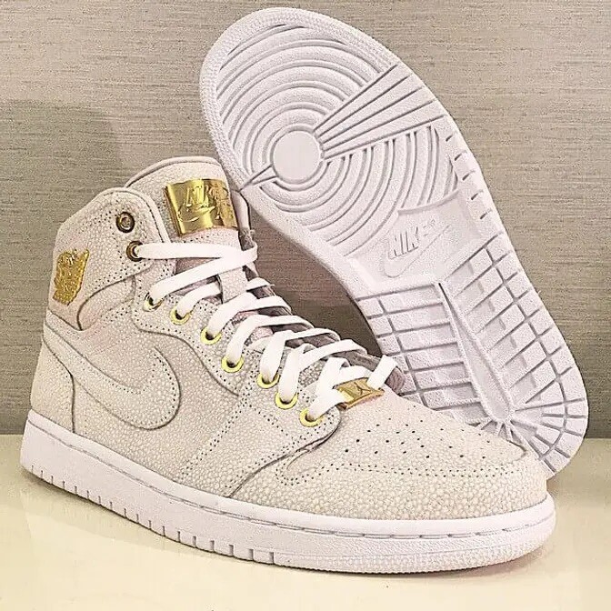 24k Gold Pinnacle White Jordan Jordan Retro High Pinnacle 24k GOLD