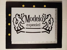 Modelo Especial Beer 11" x 8.5" Stencil FAST FREE SHIPPING