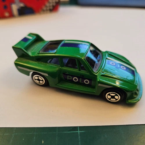 Vintage Corgi Die-Cast Porsche 935 Polo Racing Car Boxed 1985