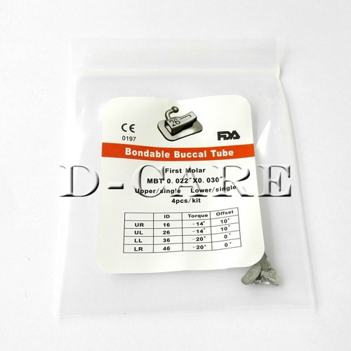 Ortodoncia Dental Tubo Bucal Molar Roth/MBT/Edgewise 1er/2do Soporte Brace - Imagen 9 de 22