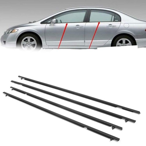 Newsmarts 4pcs Weatherstrip Windows Seal Door Belt Molding Weather-Strip for ...