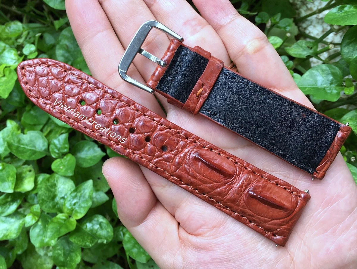 Leather watch shop straps ebay