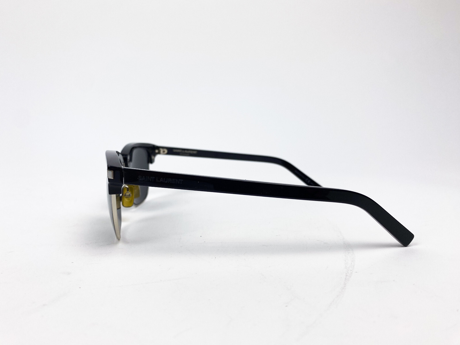 Occhiali da sole Saint Laurent Paris GMJ Z07 SL83 montatura metallo nero nuovi