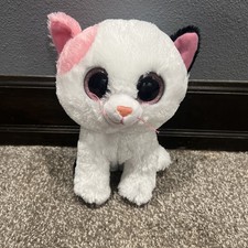 Ty Beanie Boos MUFFIN the Cat Medium 9" Plush Stuffed Animal Toy ~ EUC ~ NO TAG