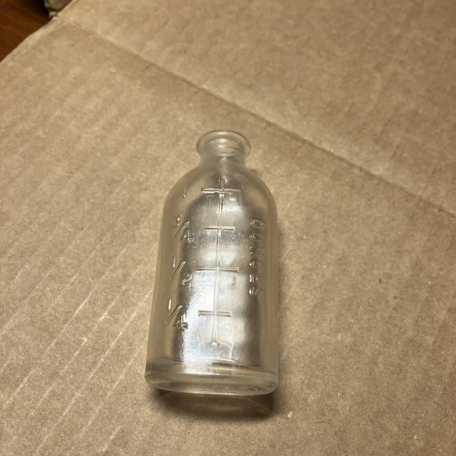 Vtg EFF An BEE DY-DEE Mini Baby Milk Bottle