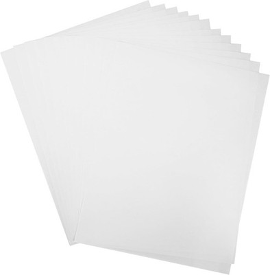   Water Soluble Paper 8.5''X11'' White, Dissolvable Paper Paper Pack of 12
