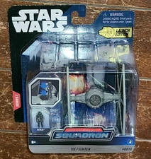 Star Wars Micro Galaxy Squadron Series 1: TIE FIGHTER w/TIE PILOT Figure! #0010