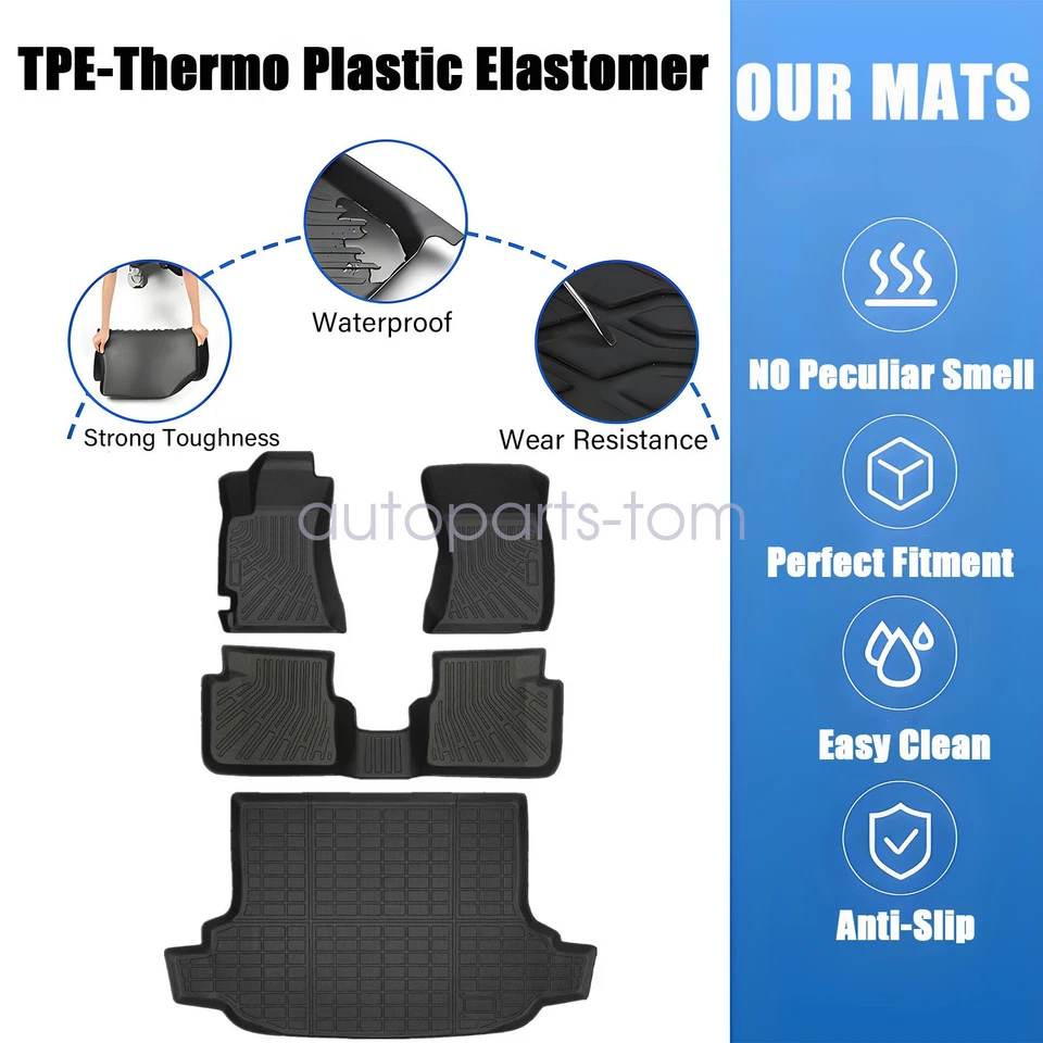 Alfombrillas y revestimiento de carga para maletero Subaru Forester TPE 2009 2010 2011 2012 2013 Foto 3 de 4