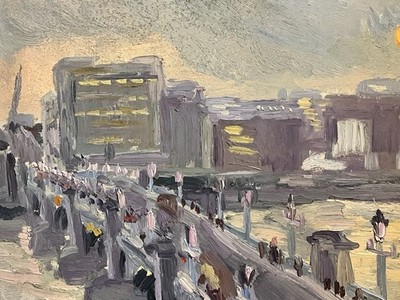 Modern British School - Blackfriars Bridge, London - K Howard, M Bloch Style