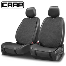 CAAP Driven Universal Front Row Set Seat Covers Protector for Car Truck Grey