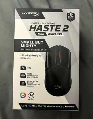HyperX Pulsefire Haste 2 Mini Wireless RGB Ultra-Light 26,000 DPI - Black