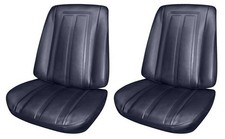 1966 Chevy Ii Nova Ss Front Bucket Seat Upholstery Madrid Grain Vinyl Black 1966 Chevy Ii Nova Ss Front Bucket Seat Upholstery Madrid Grain Vinyl Black