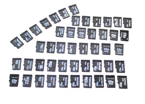 Lot of 48 2Gb microSD Memory Cards SanDisk Adata Lexar Transcend - Unbranded