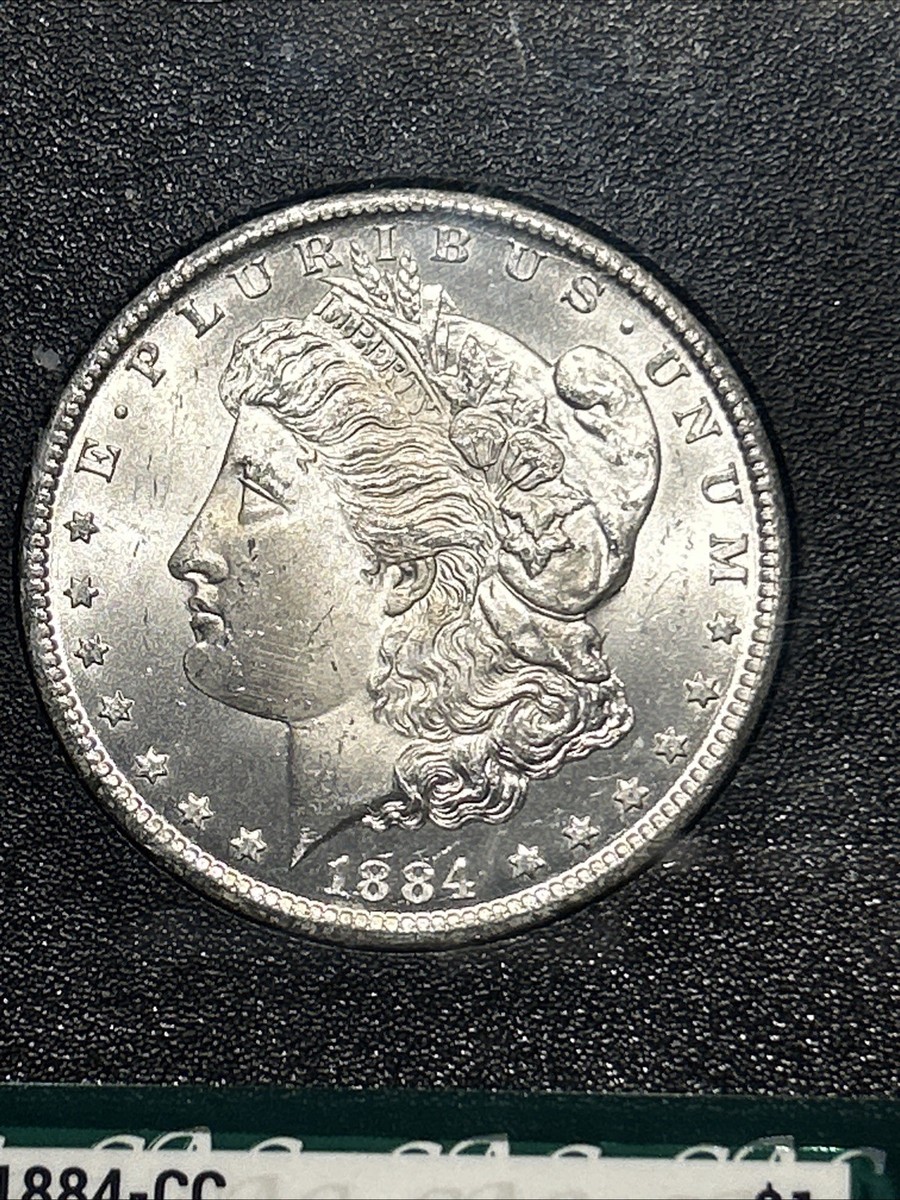 1884-CC Morgan Silver Dollar GSA Treasure MS64 CAC CACg | eBay