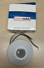 White Ceiling Mount Sensor light dual tech NEW 184CHA Sensor Switch CMR PDT 9