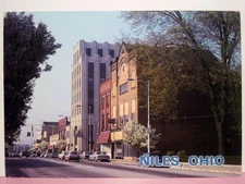 (4) different Niles Ohio street view Thomas House stevens cabin McKinley Mem