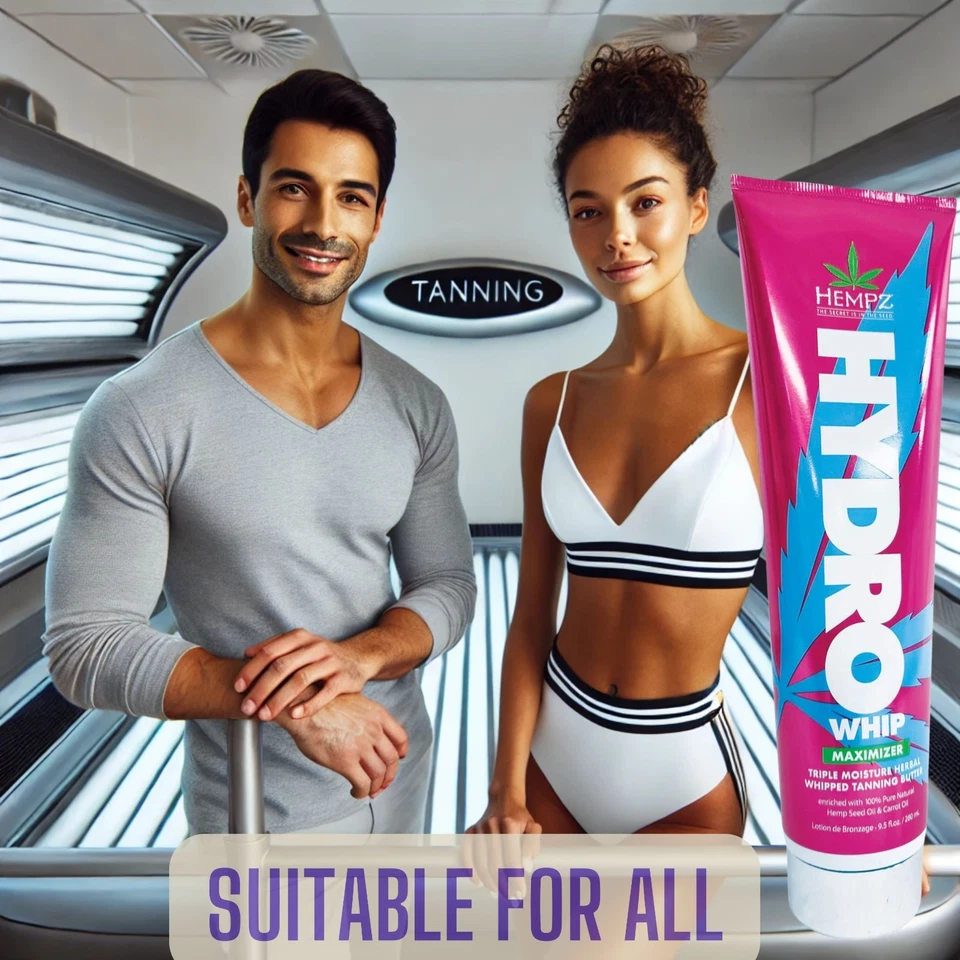 Hempz Hydro Whip Dark DHA y bronceadores naturales loción para cama de bronceado Hydrowhip SunTan Foto 4 de 4