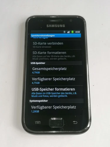 Smartphone Samsung Galaxy S Plus GT-I9001 Schwarz 8 Gb TOP #6098 - Bild 2 von 10