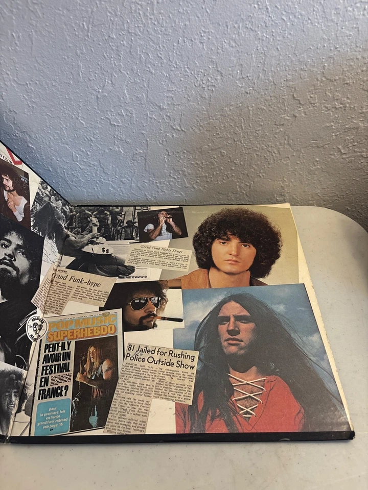 GRAND FUNK RAILROAD MARK DON 1969-71 VINYL RECORD 2 LP W/ POSTER ON CAPITOL VG+ Foto 4 de 4