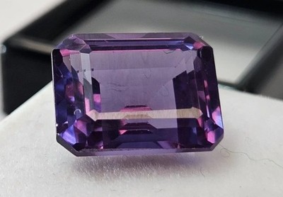 Colour Changing Alexandrite Emerald Cut 12-13 Ct Natural Pair Gemstone FR-171