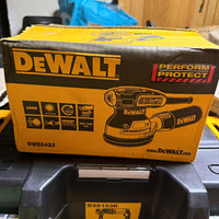 DEWALT DWE6423 125mm Dual Action Orbital Sander 280W Corded 110V