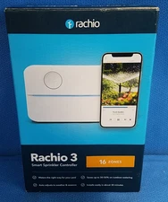 Rachio 3 Wi-Fi Smart Sprinkler Controller (16-Zone Remote Irrigation Control)