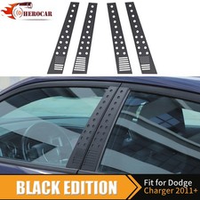 4x Door Window Center Pillar Trim Us Flag Pattern For Dodge Charger 11 Exterior