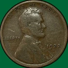 1922-D Lincoln Wheat Cent Fine F Coin #34870