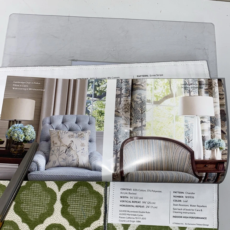 Thibaut Companions Fabric Sample Book 50+ Prints & Patterns Crafting  - Read - Image 3 of 4