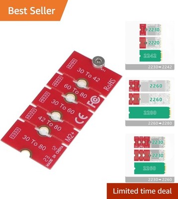 Versatile 2230 to 2280 M.2 Adapter Card: Easy Install & High Compatibility