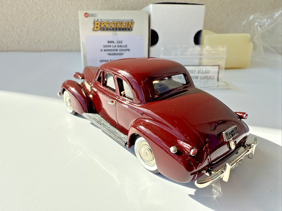 Brooklin - BRK.122 - 1939 La Salle 5 Window Coupe - 1/43 Scale (THIS
