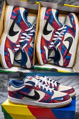 Parra x Nike SB Dunk Low Men's Size 12 Abstract Art Pattern.