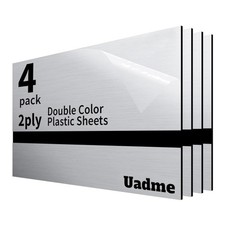 Kunststoffplatte Gravur 30x20cm 4 Stück A4 Schilder lasergravur Türschild