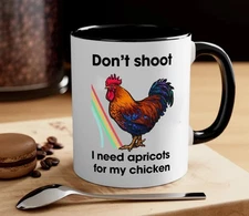 Don't Shoot I Need Apricots for My Chicken Scrappy Arc Raiders Coffee Mug