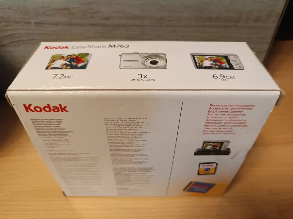 Kodak EasyShare M763 7,2MP Digitalkamera Kamera Rot AKKU DEFEKT - Bild 4 von 4