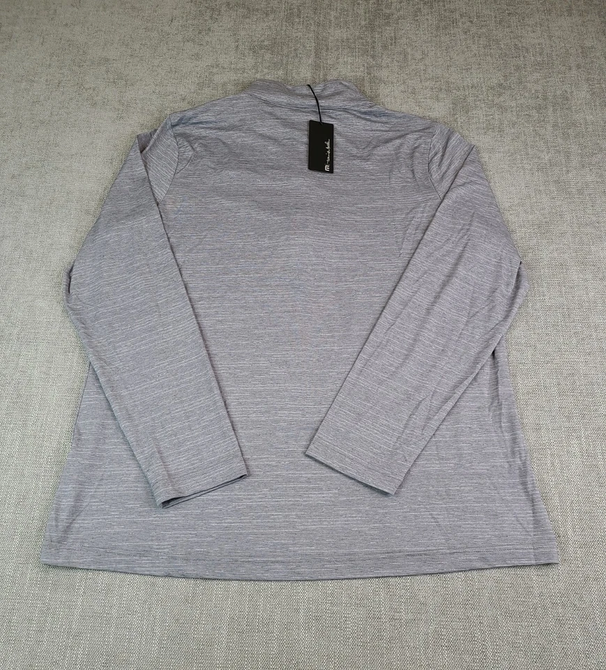 Nuevo con etiquetas Suéter Travis Mathew Mujer XL Crestview 1/4 Cremallera Rendimiento Golf Pullover Foto 3 de 4