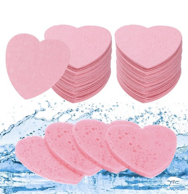 #ad Haus Of Soulaani Ultra Soft Reusable Heart Shaped Pink Makeup Sponge $7.50