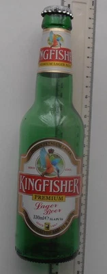 EMPTY VINTAGE BOTTLE KINGFISHER 330ml 1992 - Image 1 of 3