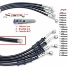 AIRONAUTICAL BRAIDED BRAKE HOSE MOTORCYCLE SCOOTER UNIVERSAL NRO 50 CM RACING