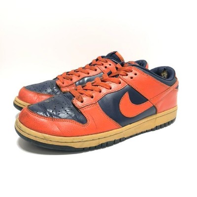 NIKE DUNK LOW City Attack Back Dunk Sneakers OBSIDIAN/COLLEGE ORANGE US 8.5  | eBay