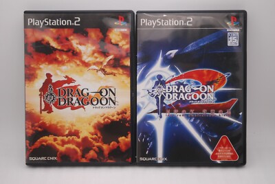 PS2 DRAG ON DRAGOON 1 & 2 2 Spiele Set Japan Import PlayStation2 Square Enix