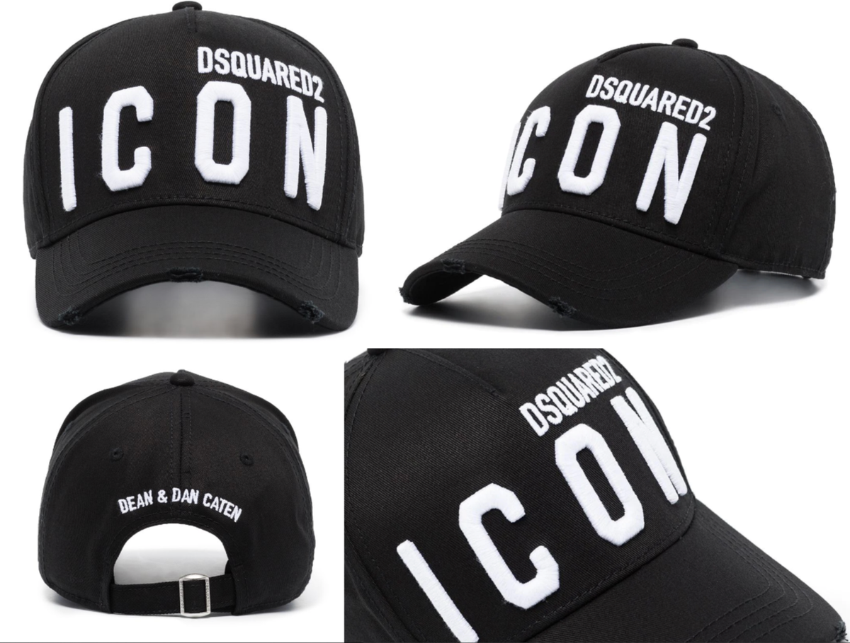 Dsquared2 Icon Baseball Cap Black White Bnwt | eBay