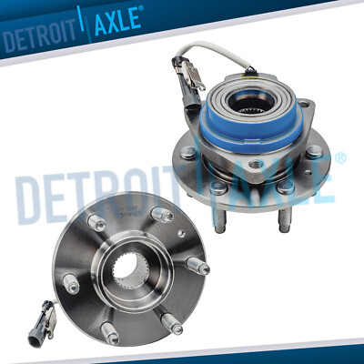 Pair Rear Wheel Bearing and Hubs Assembly for Cadillac CTS SRX STS 6 Lugs