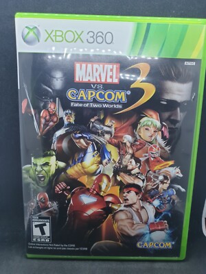 Marvel vs. Capcom 3: Fate of Two Worlds (Microsoft Xbox 360, 2011) Complete