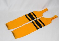 Vintage NOS Pair of '70's Twin City's Baseball Stirrup Sock ORANGE Black Strip