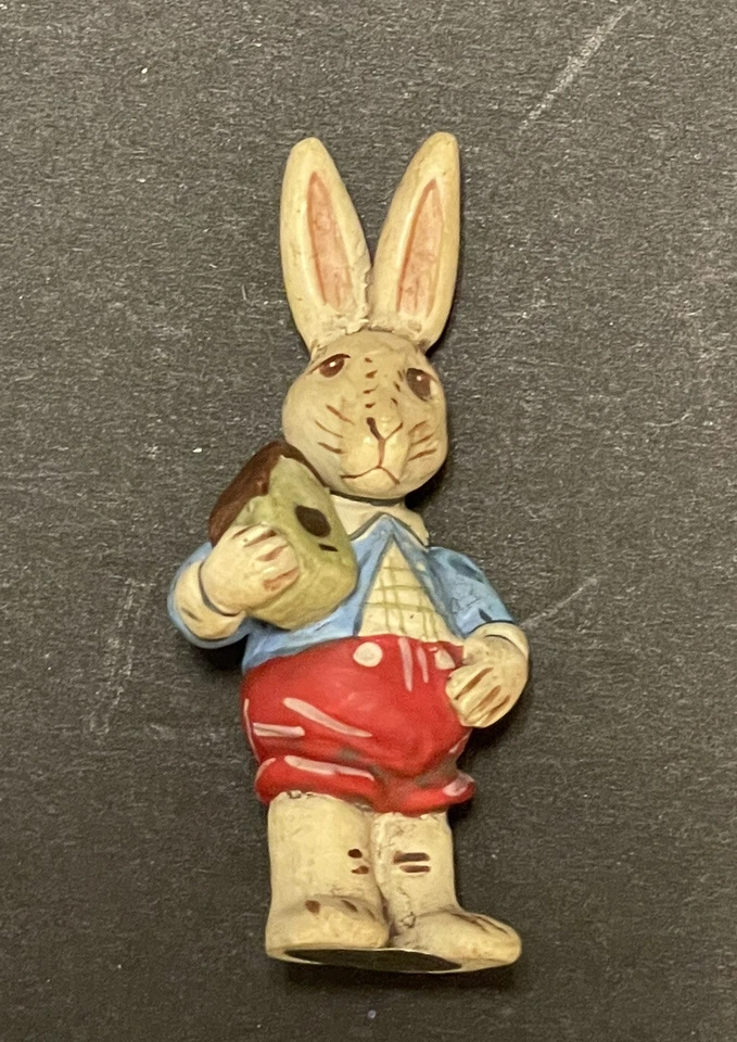 微型复活节兔子雕像-波利沃格兔子 2 英寸雕像-兔子人偶 — 第 4/4 张图片