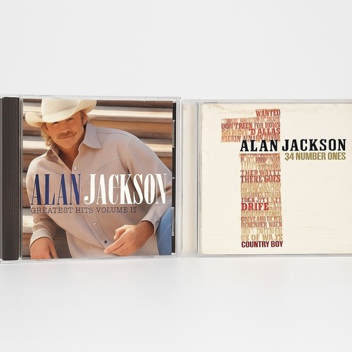 Alan Jackson 2 CD Lot Greatest Hits Vol 11 & 34 Greatest Hits Country