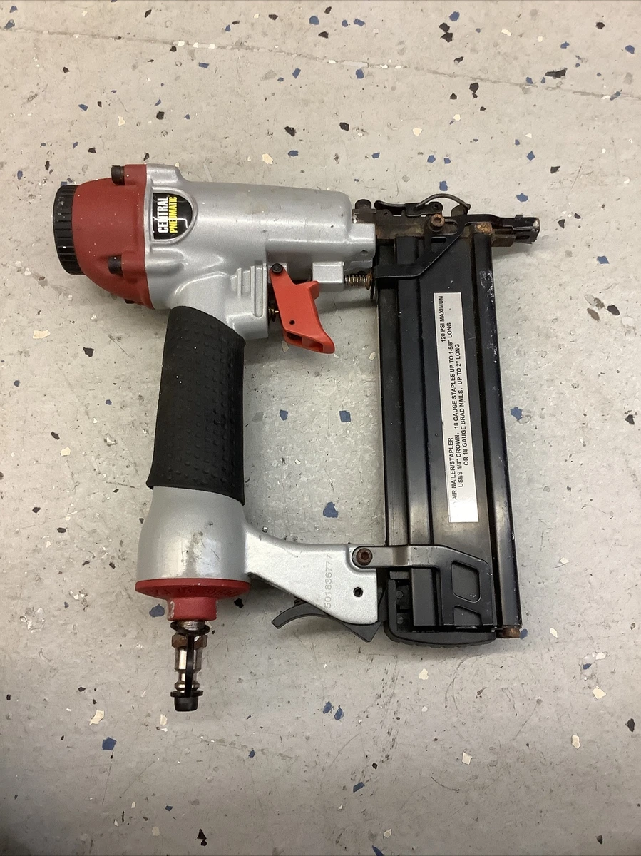 Central pneumatic 2 in on sale 1 air nailer stapler